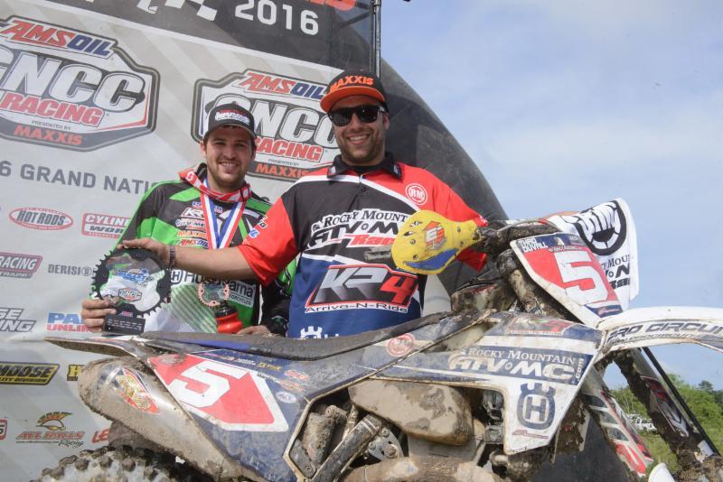 Thad DuVall is all smiles on the overall podium. Photo: Ken Hill