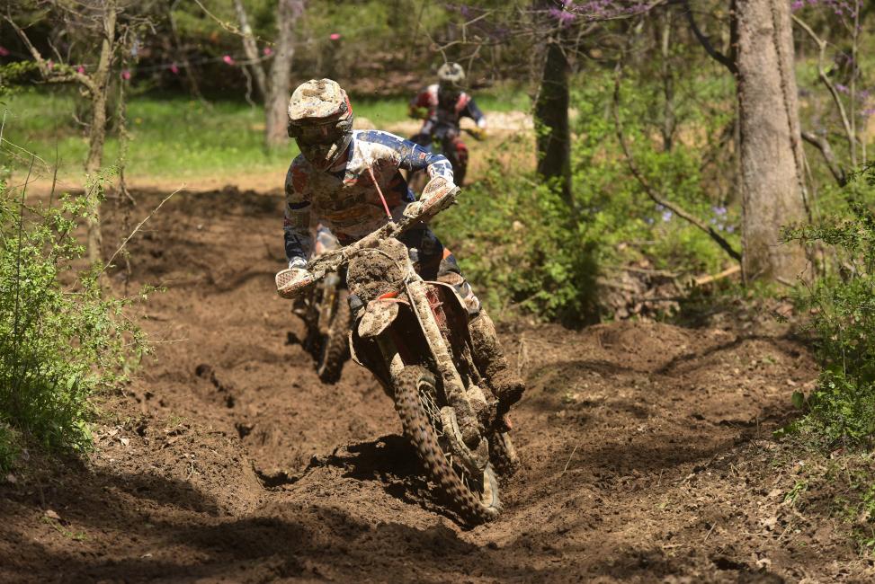 Little Throwback Thursday to last year's muddy Limestone 100, where Kailub Russell took home the overall win on Sunday afternoon. Photo: Ken Hill