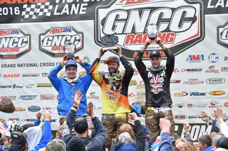 XC1 Podium: (left) Walker Fowler, Adam McGill, (right) Brycen Neal