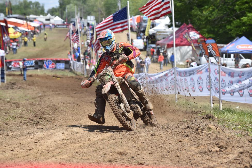 Trevor Bollinger heads into The John Penton eager to earn his sixth XC2 Pro Lites win of the season.    Photo: Ken Hill