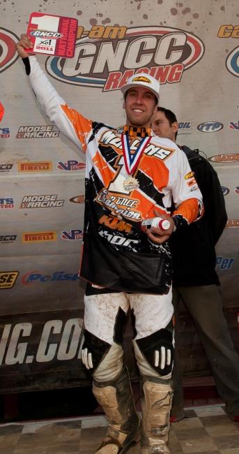 Charlie Mullins earned his GNCC Overall National Championship in 2011.Photo: GNCC Archives