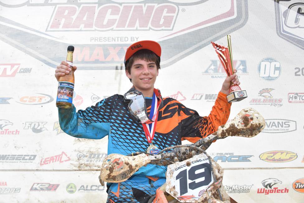 Hunter Riemer took home the youth overall win and extendedhis points lead in the National Championship standings.Photo: Ken Hill