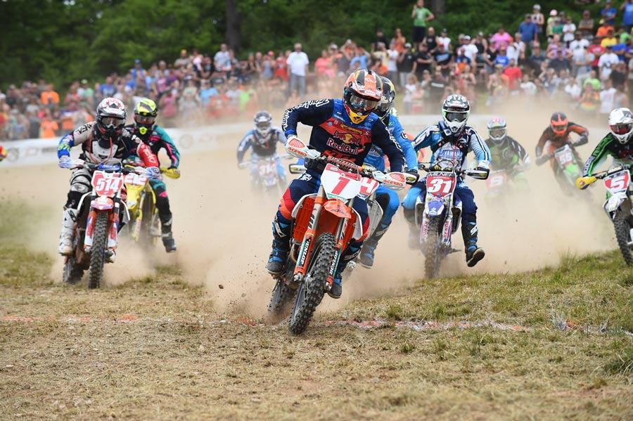 Kailub Russell got out to the early lead this past weekend in Ohio.