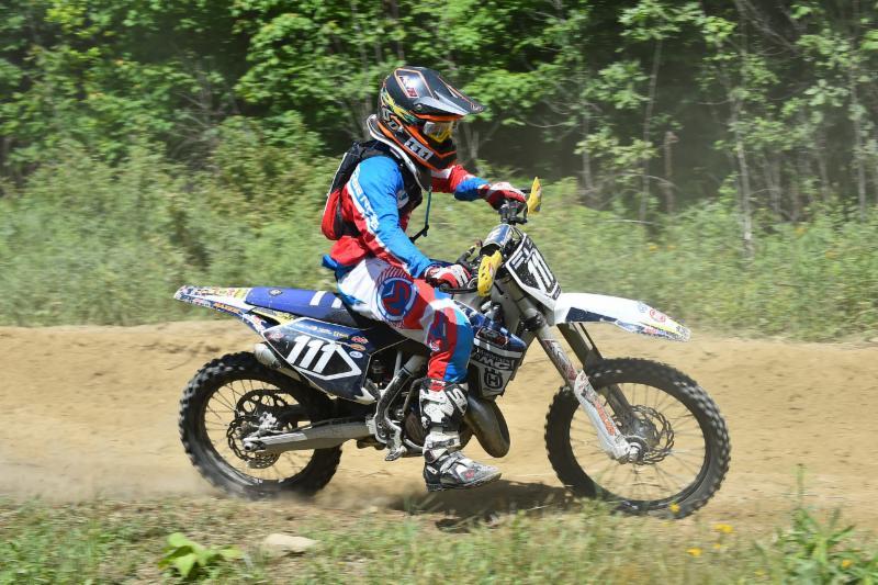 Brandon Keegan maintains the 200 C Schoolboy Championship lead. Photo: Ken Hill