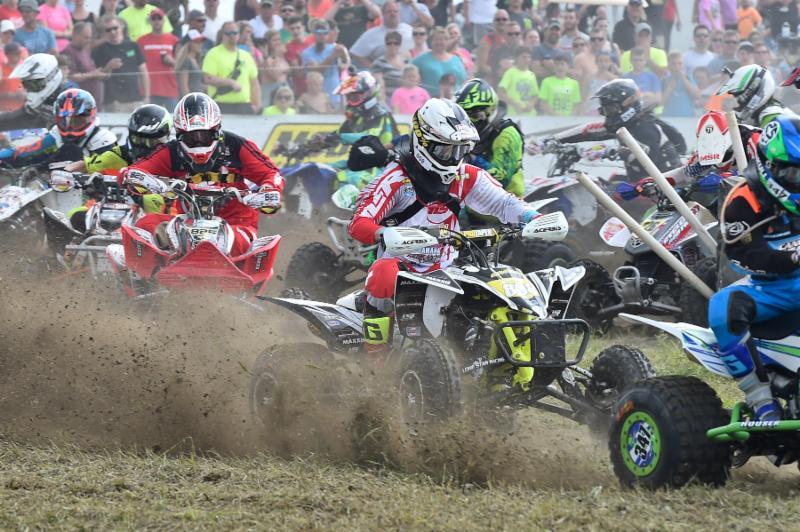 Kiger powered himself into the early lead ahead of a deep field of riders. Photo: Ken Hill