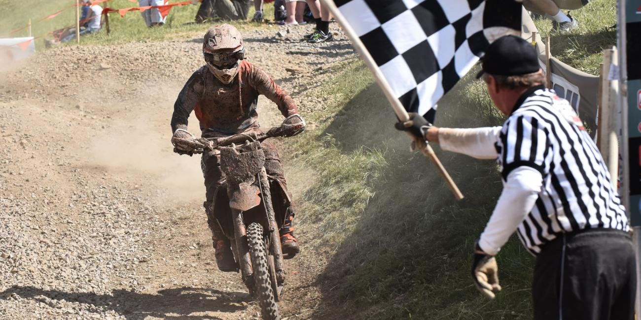 Kailub Russell Tops AMSOIL Snowshoe GNCC