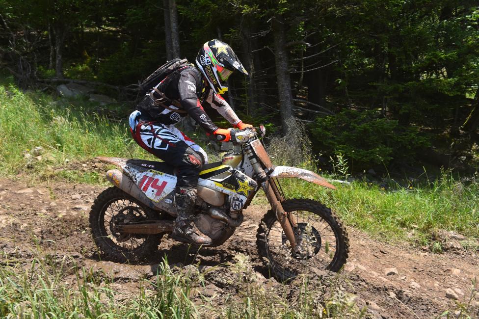 Rockstar Energy Husqvarna Factory Racing's Josh Strang finished Snowshoe GNCC in 5th.Photo: Ken Hill