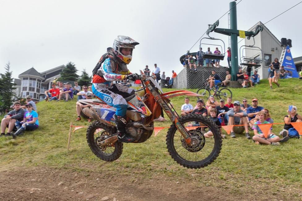 Kacy Martinez sustained a wrist injury at Snowshoe that kept her from finishing the race.