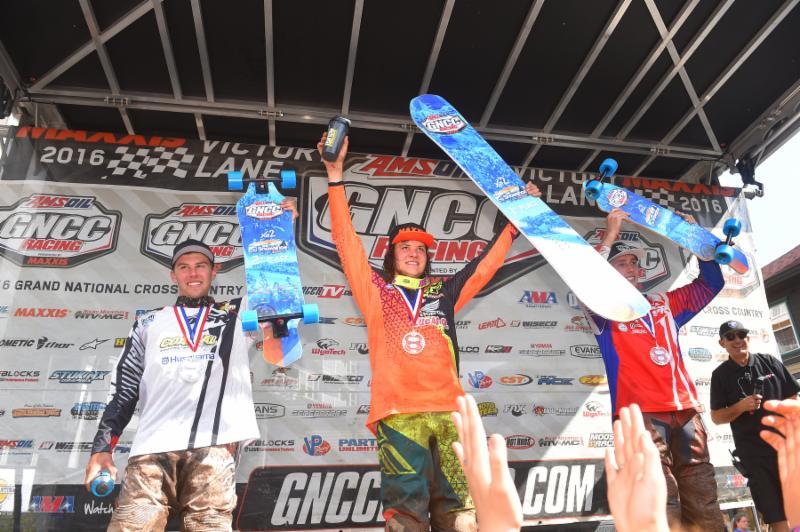 XC2 Podium: (L-R) Craig DeLong, Trevor Bollinger, Benjamin Kelley. Photo: Ken Hill