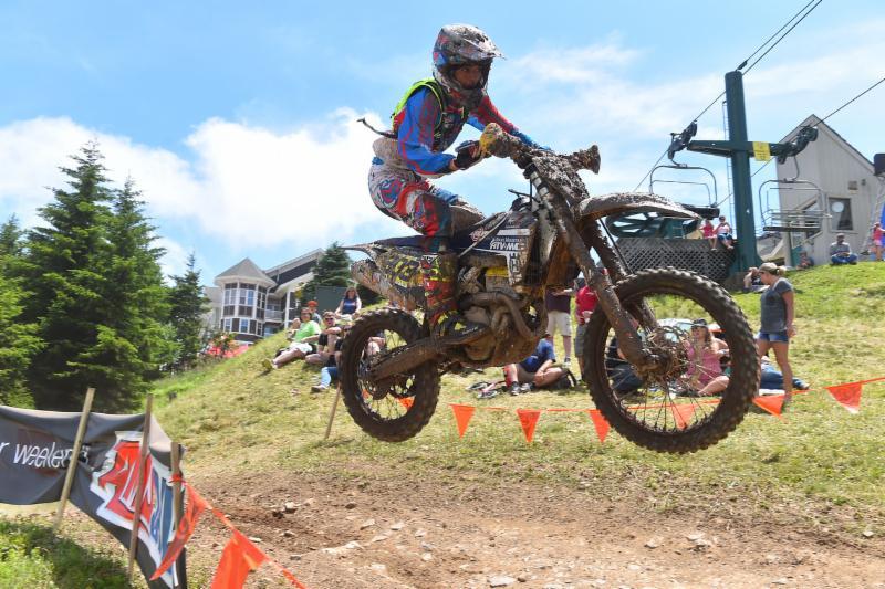 Eddie White captured his best finish of the season with 4th in 250 B. Photo: Ken Hill