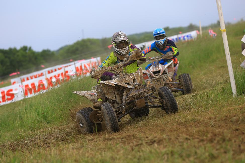 Local racer, Mikey Nickels, is looking to earn his first victory this season in the Super Mini (12-15) class. Photo: Dave Smith / Race Day Pix
