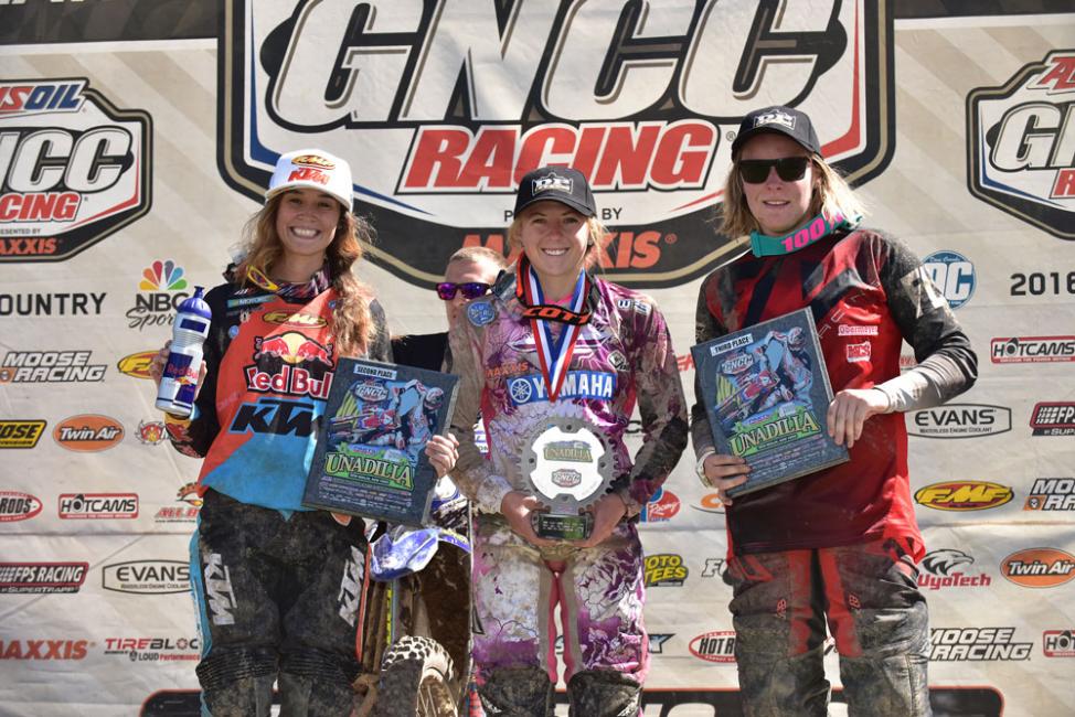 Kacy Martinez (left) finished out the day in second overall and second in the WXC class.