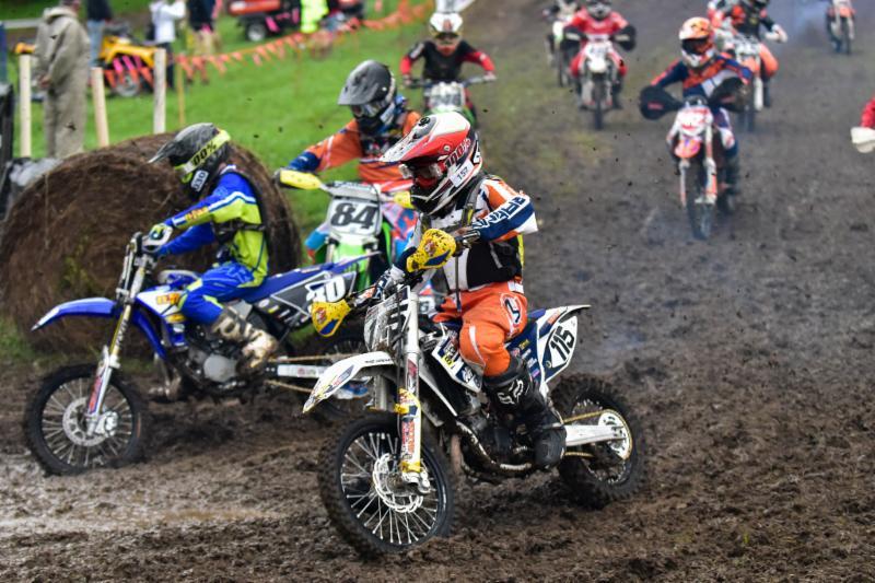 Troy Horbaty made an impressive jump into the 85cc division on Sunday. Photo: Ken Hill