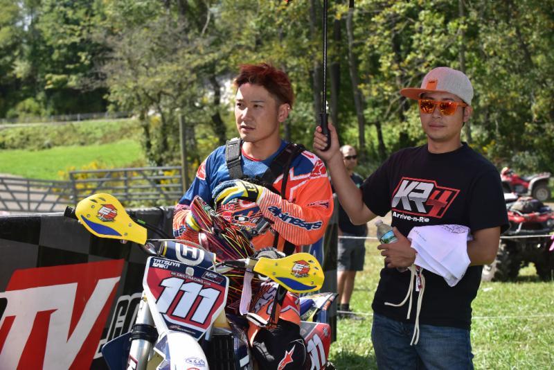 Japan's Saiki Tatsuya made his GNCC Racing debut at Round 10. Photo: Ken Hill