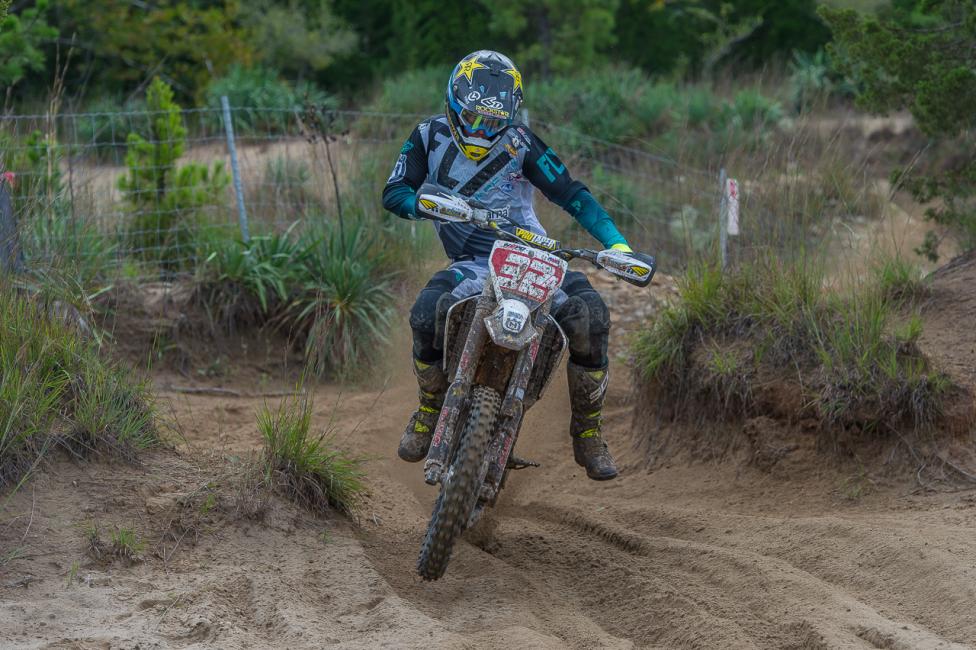 Rockstar Energy Husqvarna Factory Racing's Josh Strang finishes 3rd at the Lead Belt National Enduro. Photo: Shan Moore