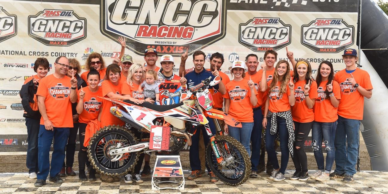 Kailub Russell Clinches Overall Win and Fourth Straight National Championship at Polaris Ace Powerline Park GNCC