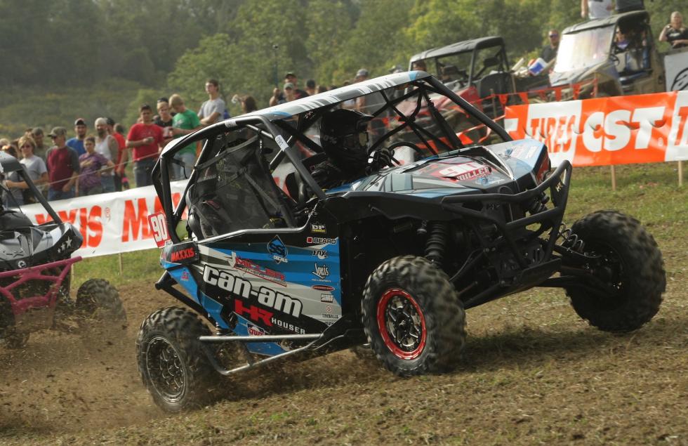 Racing his Can-Am side-by-side vehicle at Powerline Park, Hunter Miller recorded his frist XC2 Pro Sport UTV class victory of 2016.