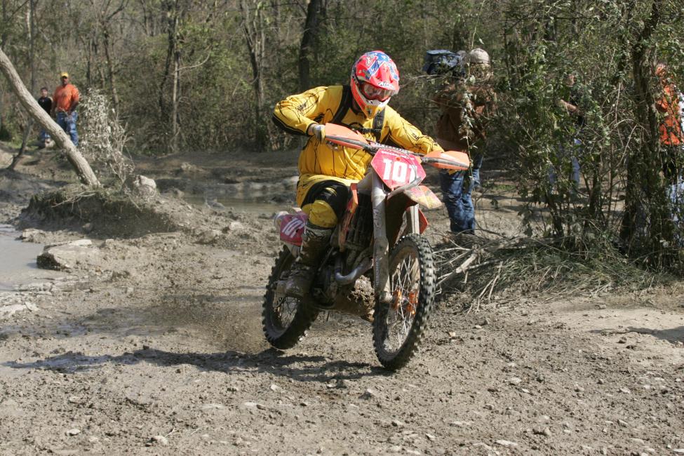 2007 Powerline Park winner David Knight on the Gus' Mudhole exit.