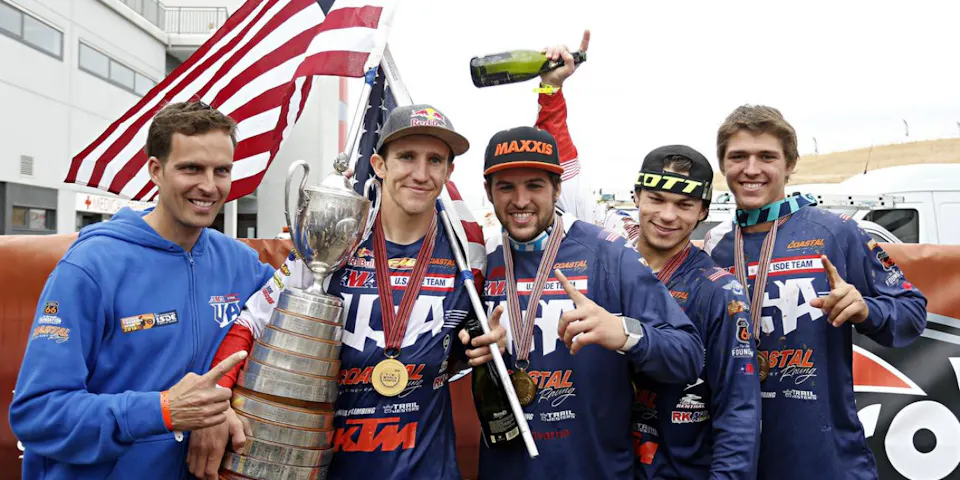U.S. World Trophy Team Makes History by Winning the International Six Days Enduro for the First Time