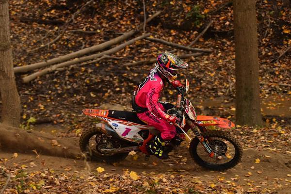 Kailub Russell earned his 40th win at the AMSOIL Ironman GNCC season finale on Sunday, October 30. 