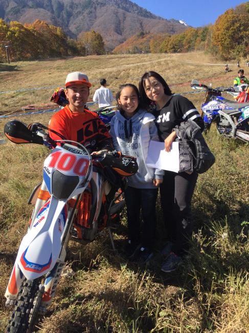 Takeshi Koikeda is doing well back here in Japan, he says hello to the GNCC Racing Nation!
