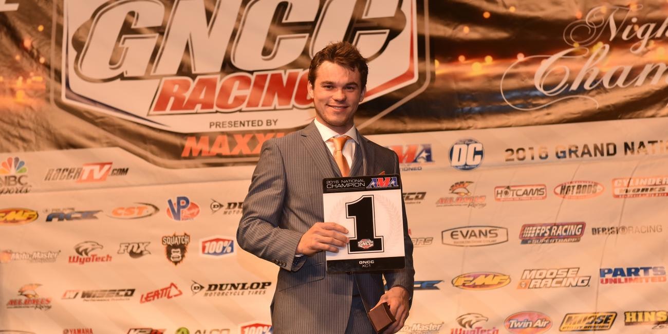 GNCC Recognizes Top Racers and Sponsors at 2016 Awards Banquet