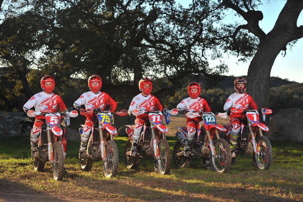Introducing the 2017 JCR/Honda Offroad Racing team! (left to right)