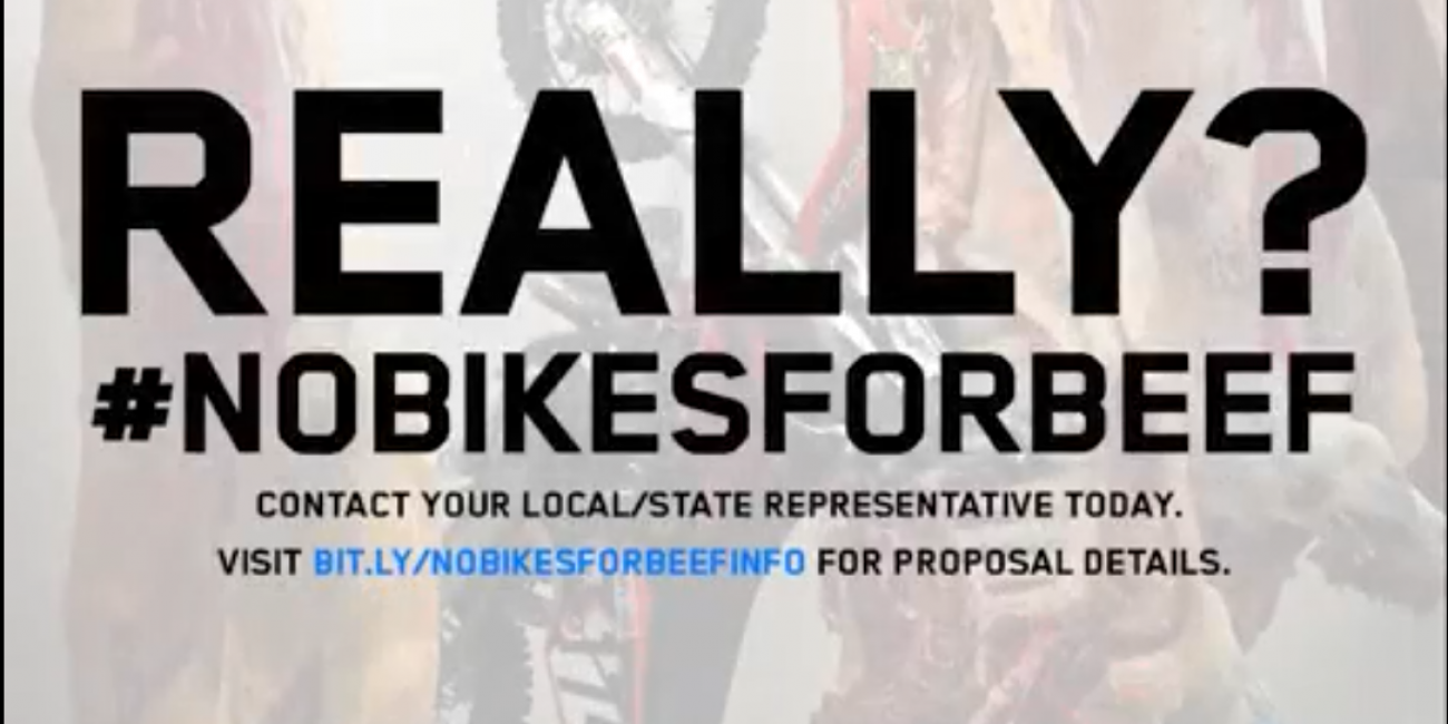 No Bikes for Beef