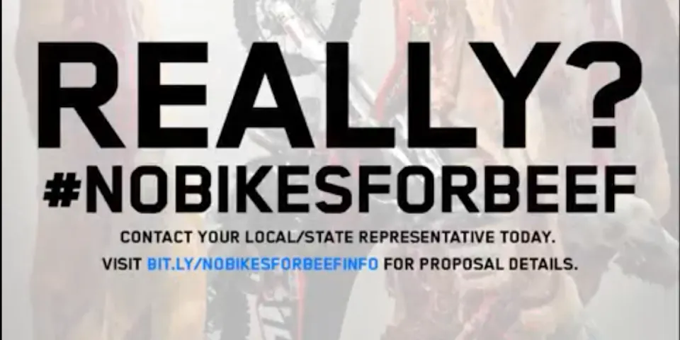 No Bikes for Beef