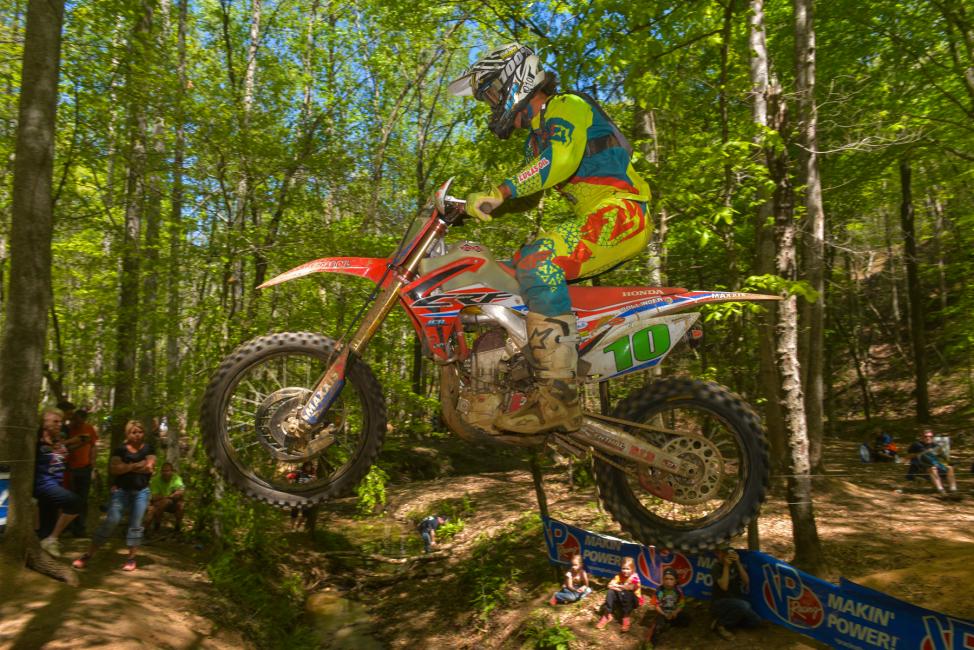 Trevor Bollinger will remain on the JCR Honda team, but move to the front row in the premier XC1 Pro class.