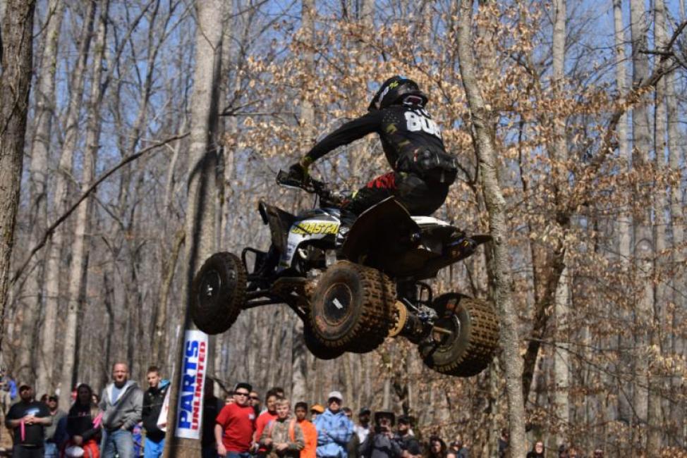 Eli Kiger had a tough day of fighting through the pack, salvaging 7th place.