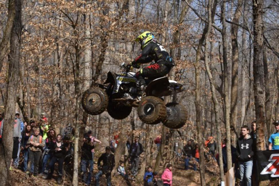 Drew Landers experienced bad luck at Round 1 after fighting for the lead. 