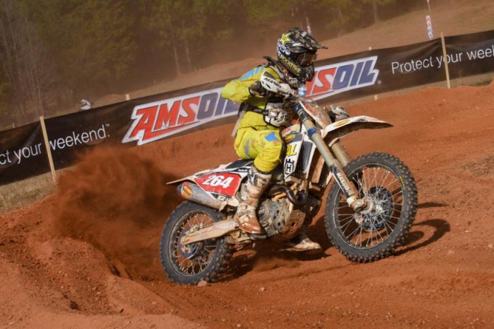 Sipes powered through illness to run up front for three brutal hours.