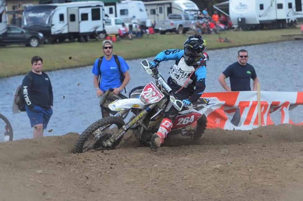 Sipes had an impressive start to the race in 2nd place.