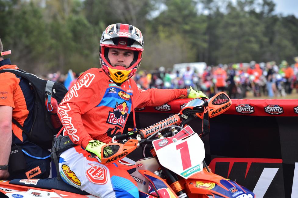 Kailub Russell heads into his home race looking to stay focused as he starts to feel pressure from his competitors. 