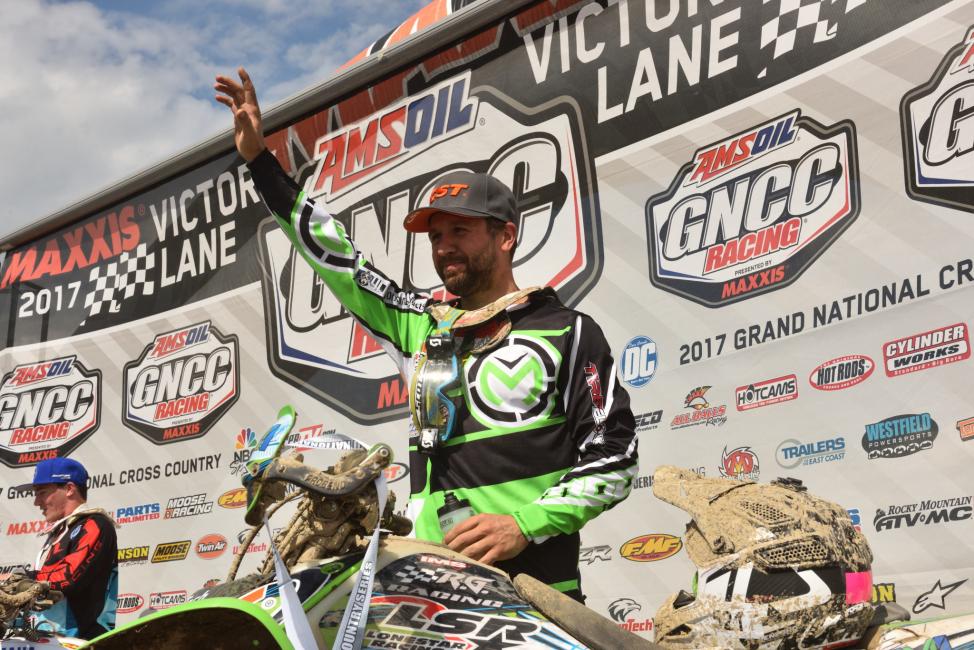 Adam McGill is known for his success at the Snowshoe GNCC, and will aim to land his first win of the year this Saturday.