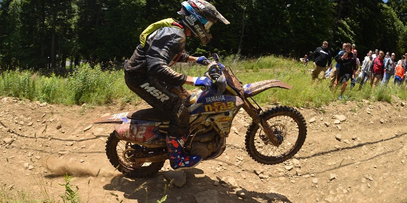 Ricky Russell Earns His First Career Overall Victory at the AMSOIL Snowshoe GNCC