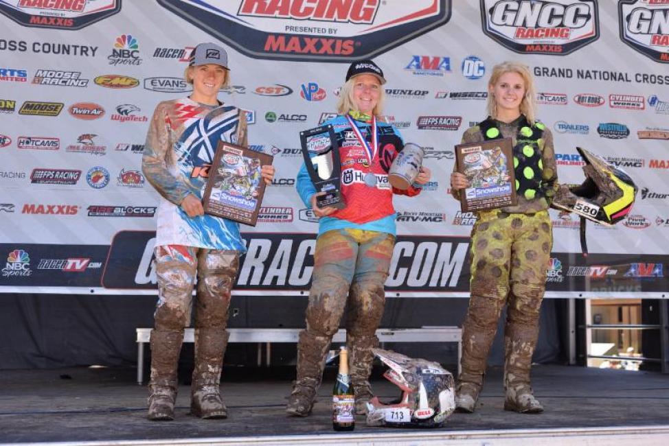 WXC Podium (left to right): Becca Sheets (2), Tayla Jones (1), Brooke Cosner (3).