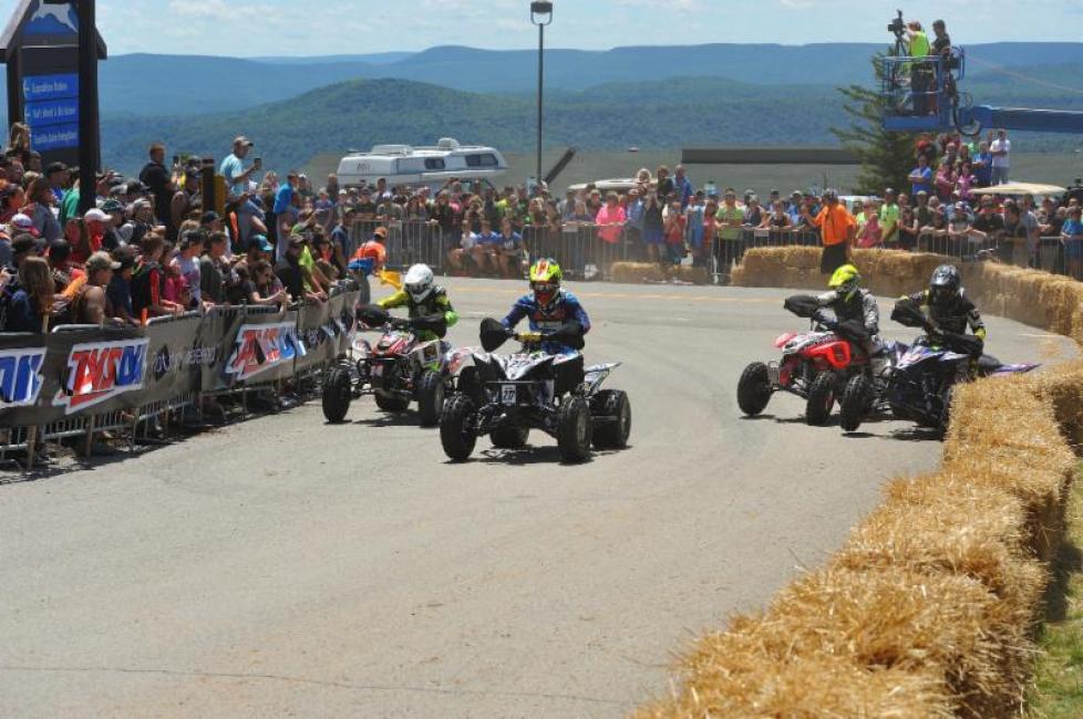 Landers shot off the line to grab an impressive start at Snowshoe.