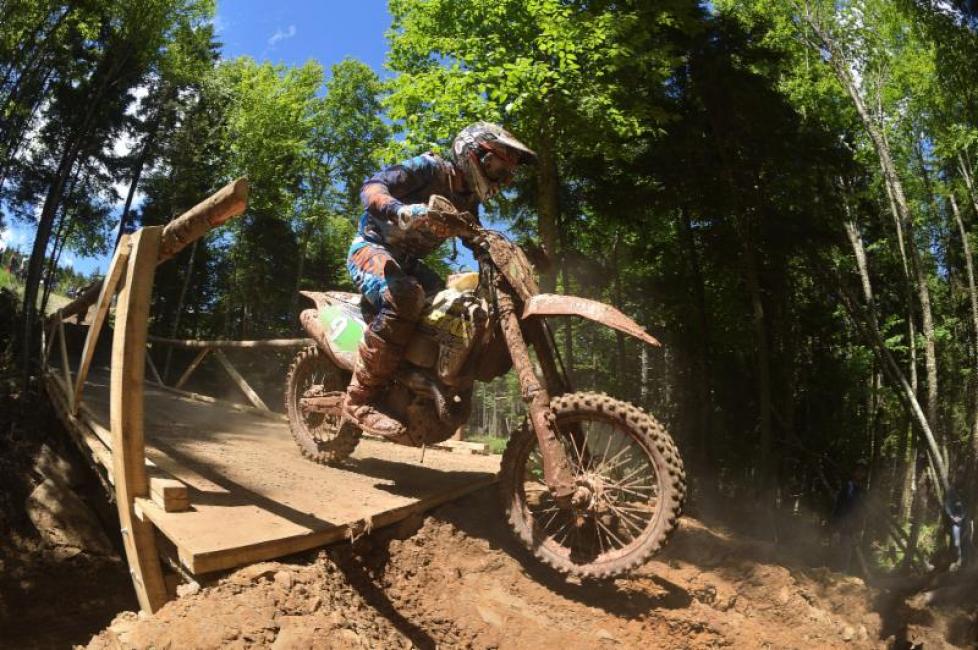 DeLong fought through adversity to claim another podium finish.