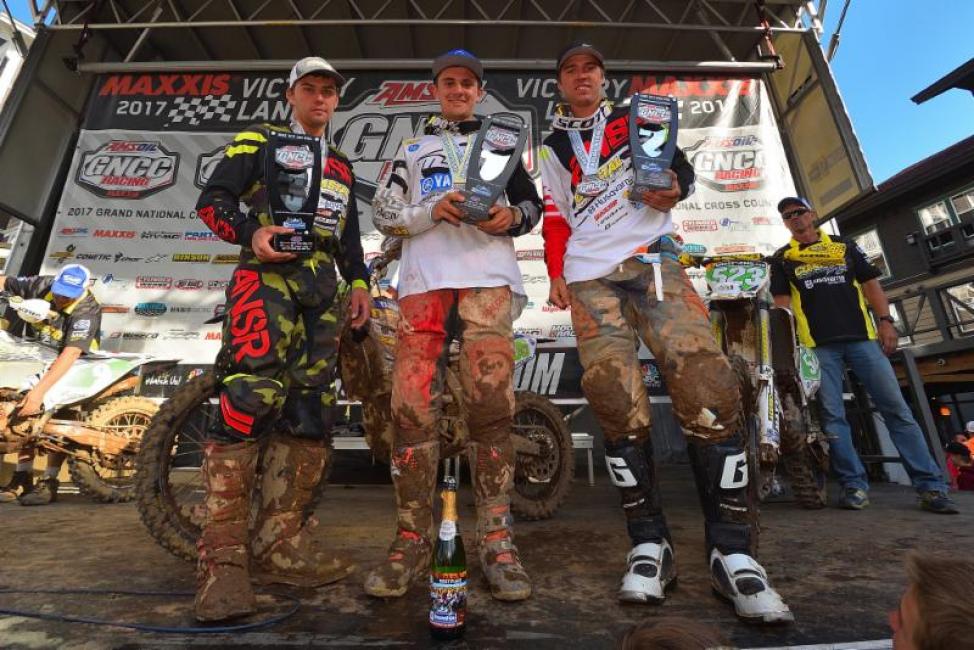 XC2 Podium (L-R): DeLong, Toth, Michael.