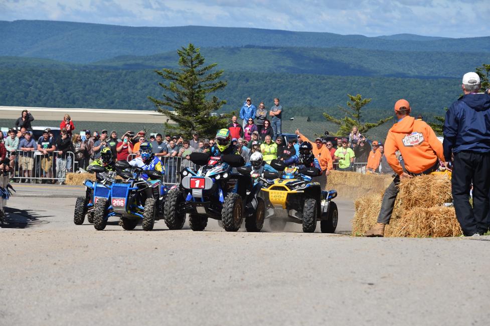 Cunningham took the early lead, but Trantham was right behind him.