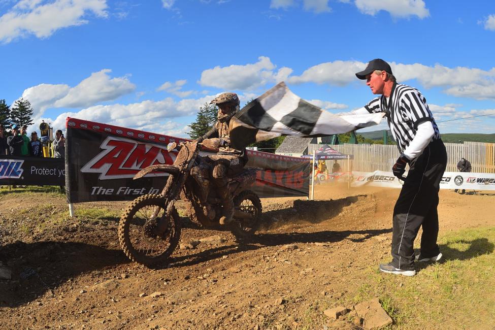 Ricky Russell takes the checkers and earns his first ever XC1 Pro Overall race at the AMSOIL Snowshoe.