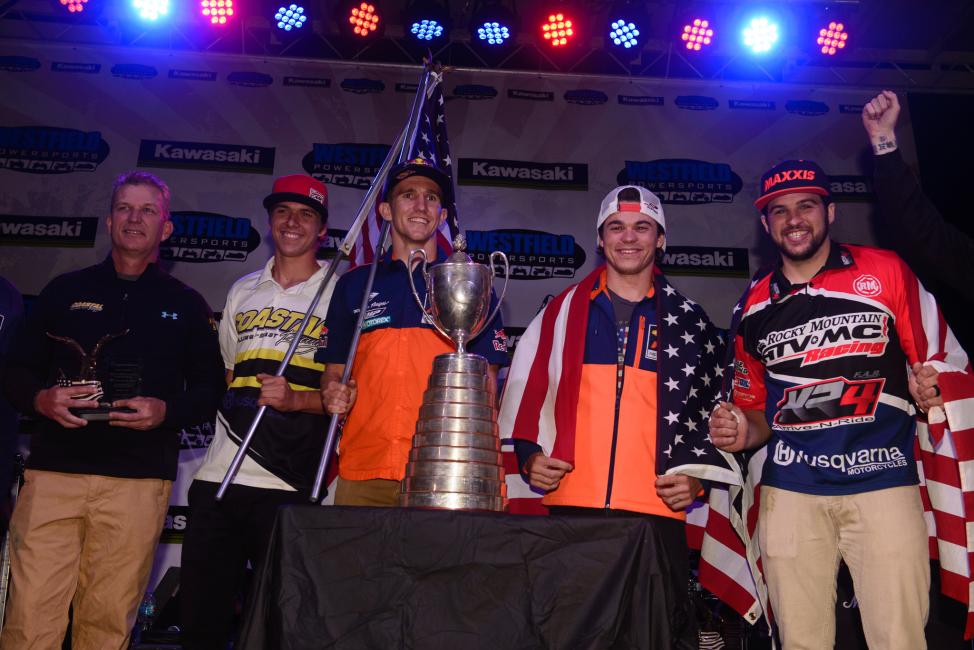 Will we be able to have another ISDE celebration like the one at last year's Ironman GNCC? We sure hope so!