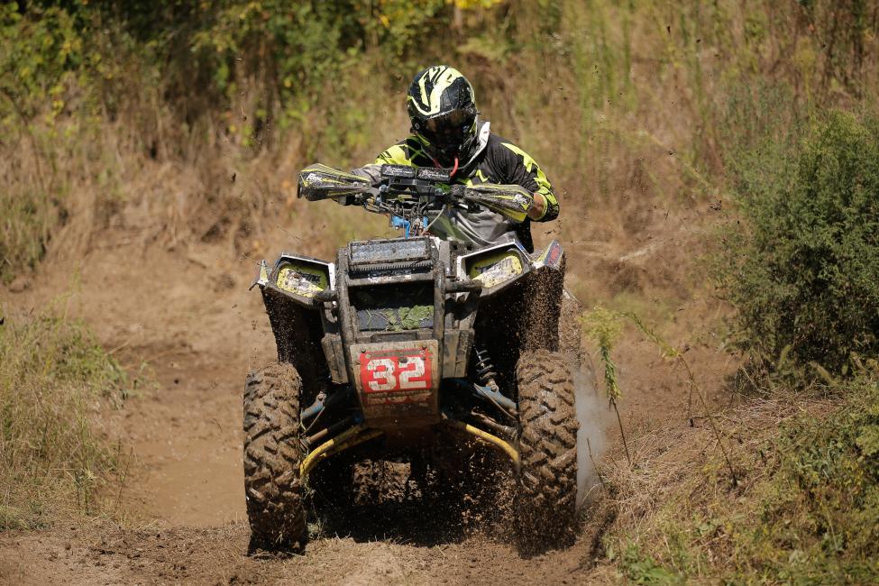 Kevin Trantham powering through one of the many obstacles Team UXC Racing faced.