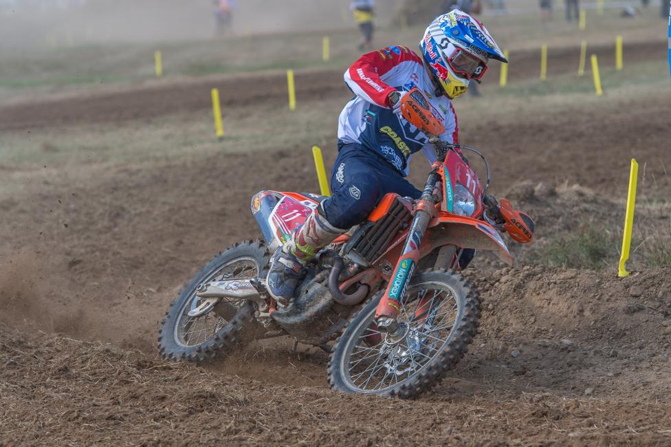 Kailub Russell didn't have the ISDE he hoped for, but pushed hard throughout the week ending up 14th overall.
