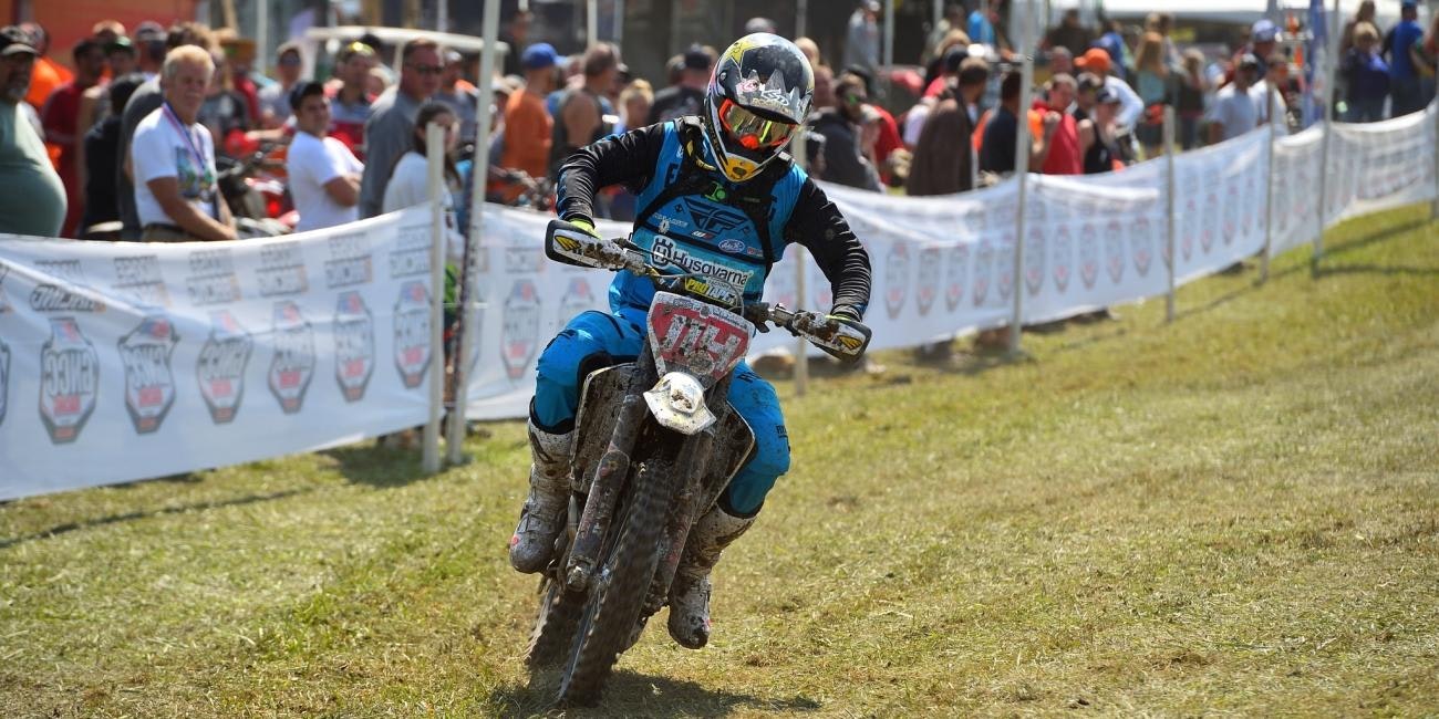 Rockstar Energy Husqvarna Factory Racing's Josh Strang Battles to Finish Unadilla GNCC