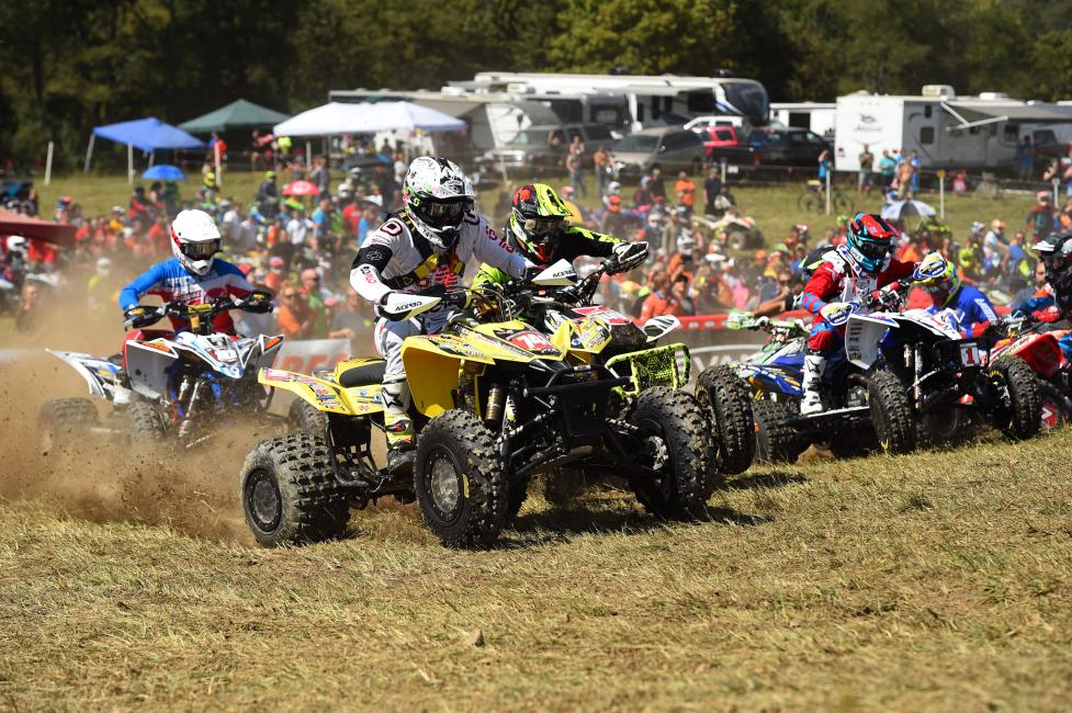 Westley Wolfe got a favorable jump off the line to earn the $250 Wiseco Holeshot Award.