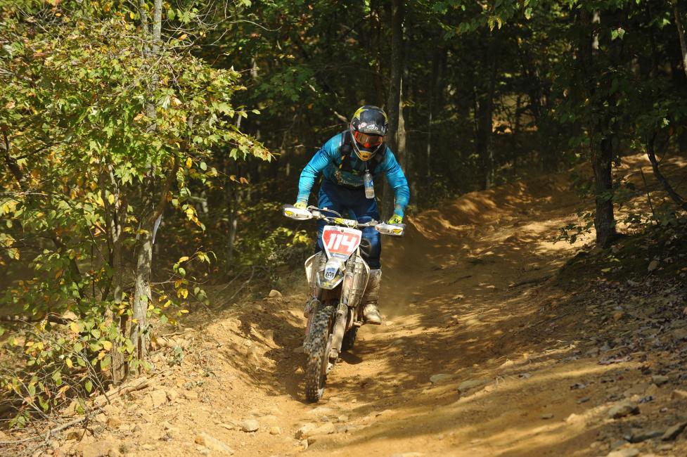 Rockstar Energy Husqvarna Factory Josh Strang has unfortunate ending to GNCC Round 11.