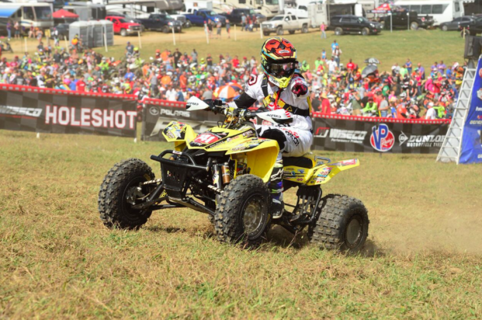 Westley Wolfe during opening ceremonies in Ohio.